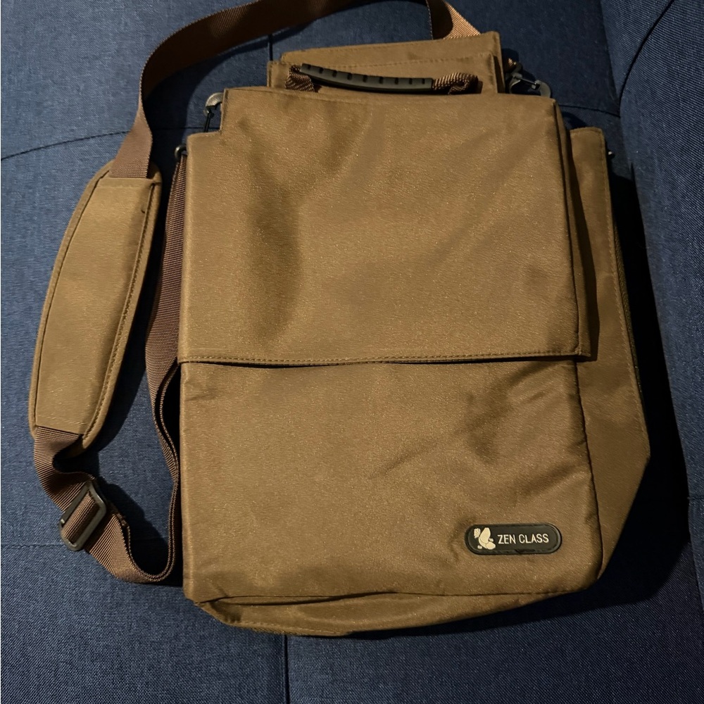 Zen Class Brown Messenger Crossbody Bag for Women